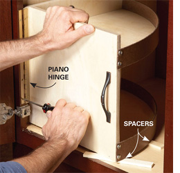 Rotating storage shelf