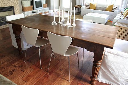 Farmhouse table restoration