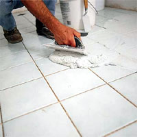 How to tile a floor