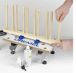 diy wine rack dremel trio