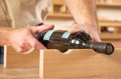 Simple wine rack 