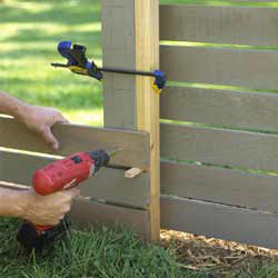 Easy garden fence