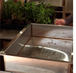 You can use a plastic tray