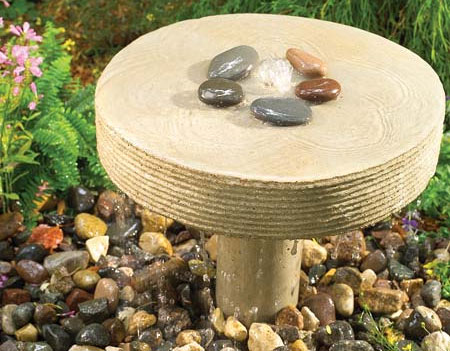 concrete water fountain