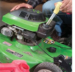 Lawn mower maintenance