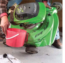 Lawn mower maintenance