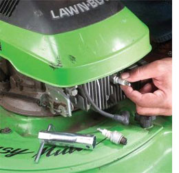 Lawn mower maintenance