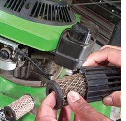 Lawn mower maintenance