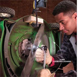 Lawn mower maintenance