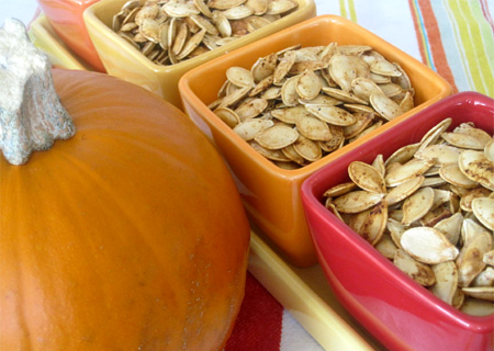 Pumkin seeds can be roasted, boiled, dehydrated and even microwaved