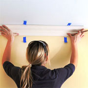 Easy way to add crown moulding