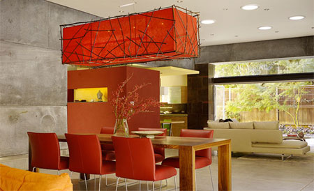 interior home design build with concrete