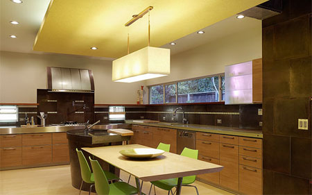 interior home design build with concrete