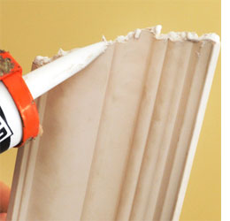 Easy way to install crown moulding