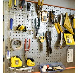More organised storage for a garage