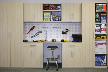 More organised storage for a garage
