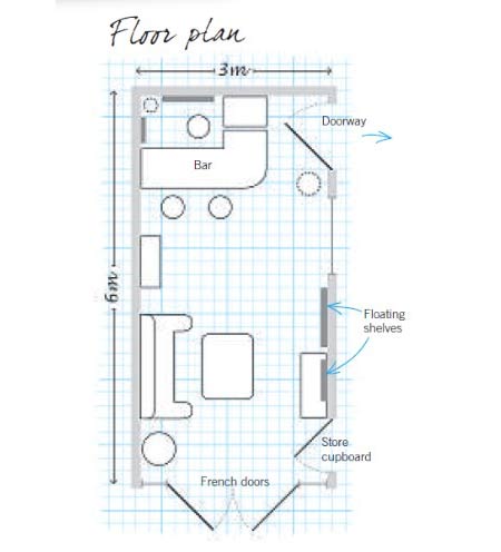 A garage becomes a relaxation zone