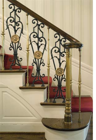 wrought iron features and details in a home