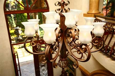 wrought iron features and details in a home