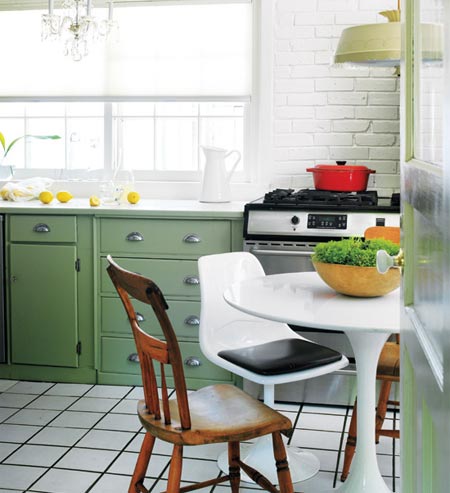 colourful ideas for kitchens