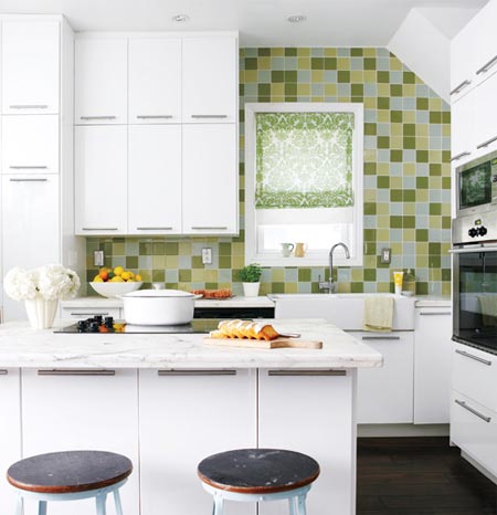 colourful ideas for kitchens