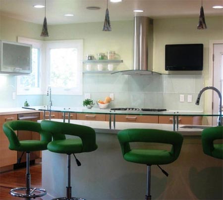 colourful ideas for kitchens