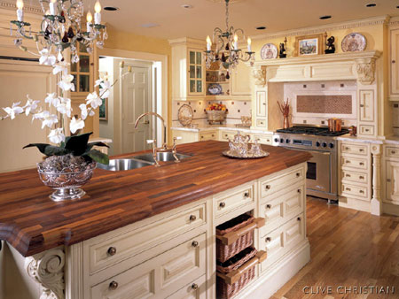 French Country or Traditional style kitchen