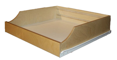 DIY pull-out storage drawers