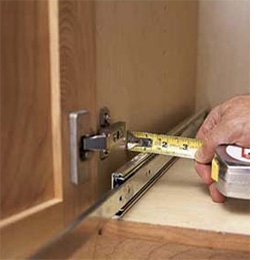 DIY pull-out storage drawers