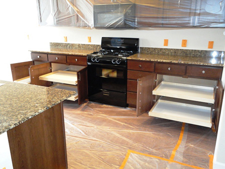 Increase the amount of storage space in a small kitchen
