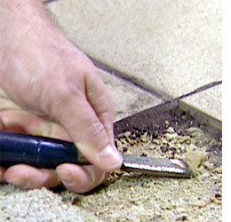 How to remove and replace a broken tile